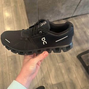 On Running Black Athletic Shoes